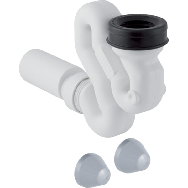 Geberit Schneckengeruchsverschluss für Urinal mit Montagezubehör d50 Abgang horizontal 152.942.11.1