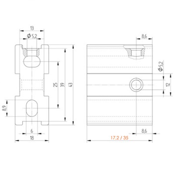 Avenarius Wandbefestiger 9009004000