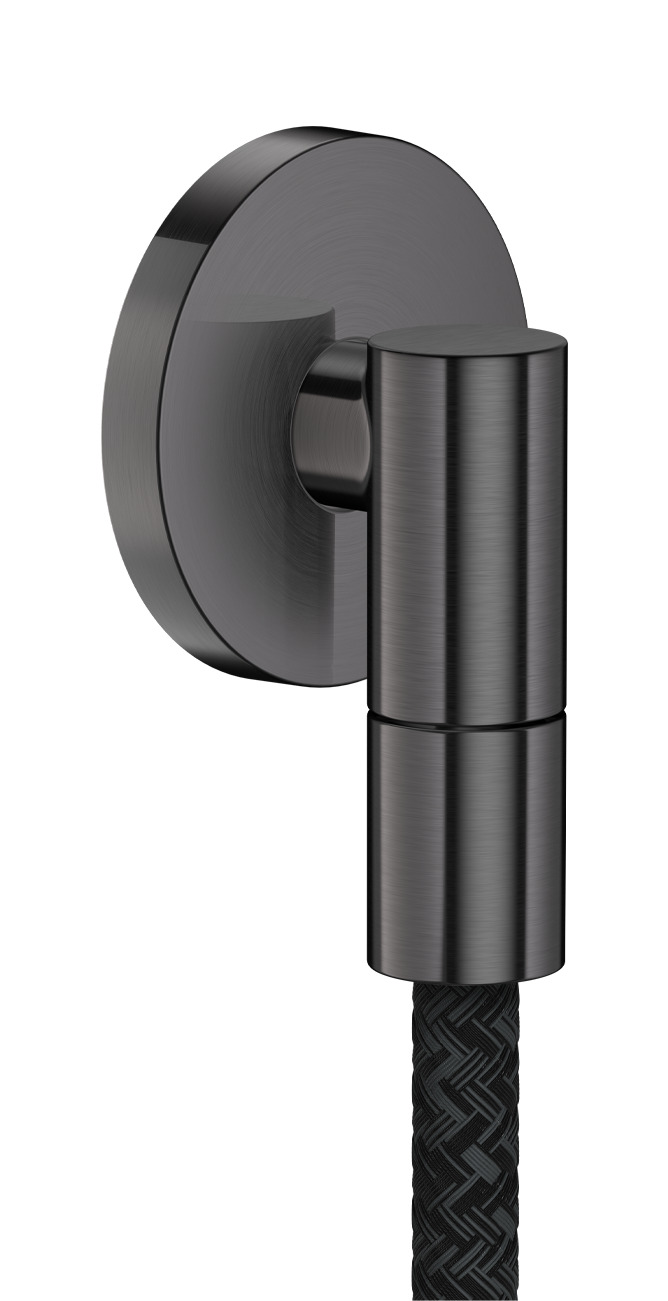Hansgrohe Wandanschluss Axor Wall outlet Fine rund G 1/2" brushed black chrom 36737340