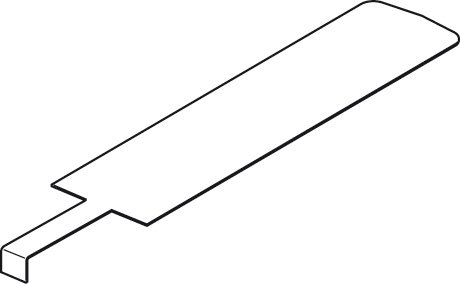 Bosch Heizgaslenkplatte Zug 2 404mm 87185763130