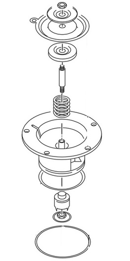 Bosch Schaltventil Dreiwegeventil WK/WKG 7100168