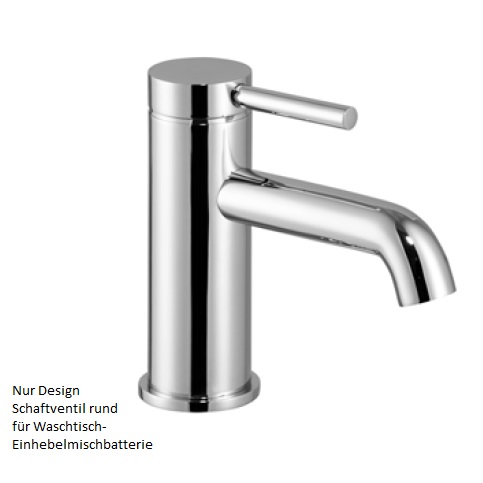 Avenarius Design-Schaftventil rund, DN 32 mit Verschluß für 2806002+6005+6010+6020  9909057010