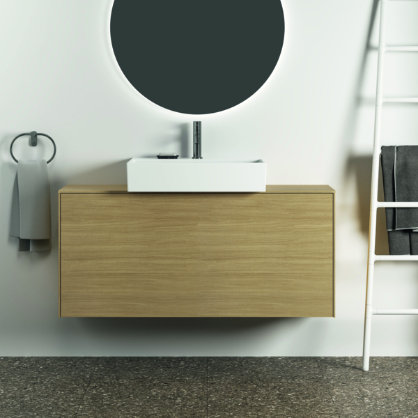 Ideal Standard Handtuchring Conca, rund, grau metallic T4503A5