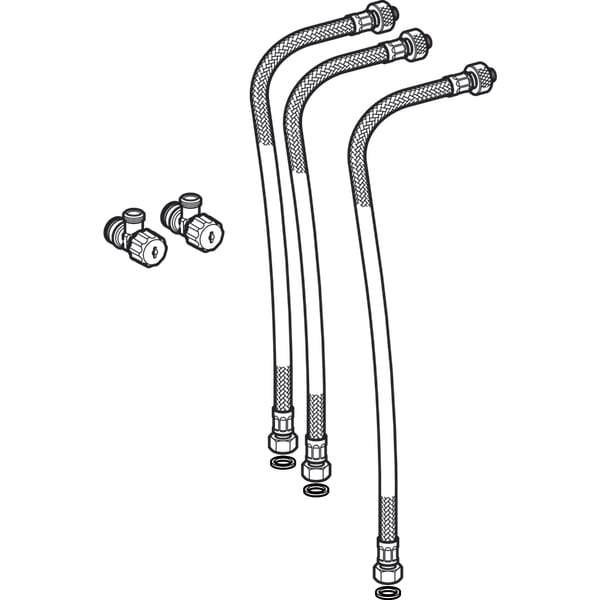 Geberit Wasseranschlussset Monolith für WB uns Auslaufarmatur 243.749.00.1