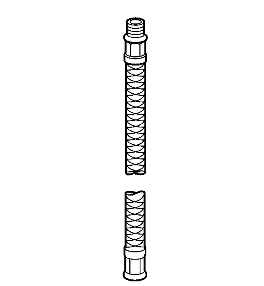 Hansa Schlauch M10x1M14x1, L=800mm 59913252