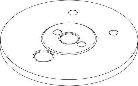 Bosch Abdeckung Deckel Set D550 weiß 8718574458
