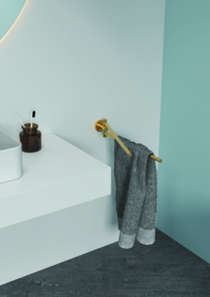 Ideal Standard Handtuchstange IOM doppelt gold gebürstet A9131A2