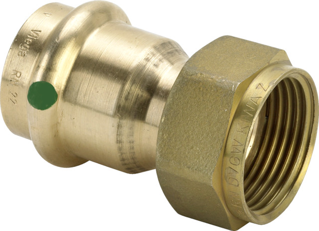 Viega Sanpress Verschraubung mit SC-Contur 2263 flachdichtend in 28mm x G1 692629
