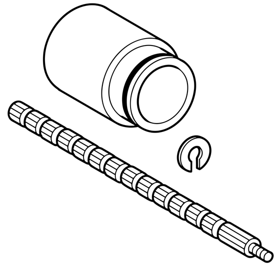 Hansa Verlängerungssatz 70,5 - 105,5mm chrom 59911653