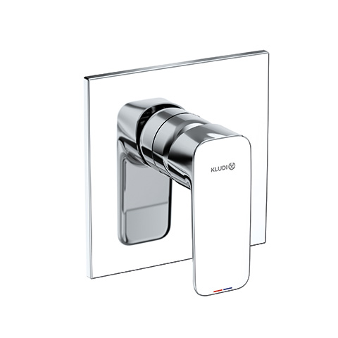 Kludi PURE&STYLE UP-Brause Einhandmischer Feinbau-Set mit Funktionseinheit chrom 407550575