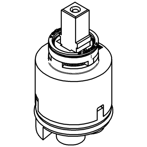 Eichelberg Keramik-Kartusche 40mm mit integrierter Temperatur- und Mengenbegrenzung 44056900