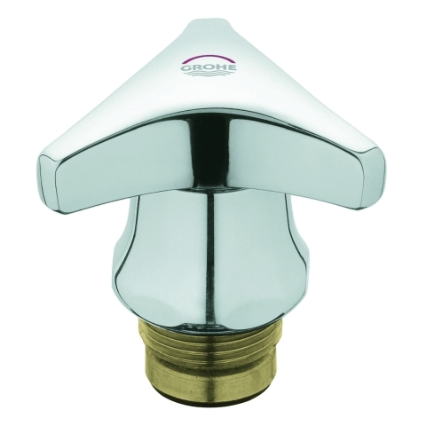 Grohe Oberteil mit Trecorn Griff Markierung rot 3/4" chrom 11105000