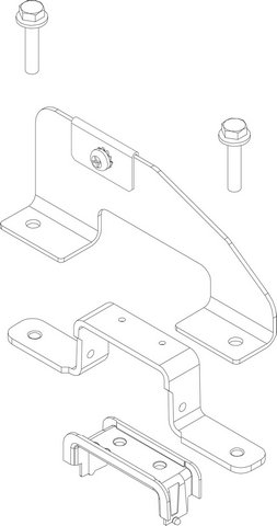Bosch / Buderus Halterung 87377000180