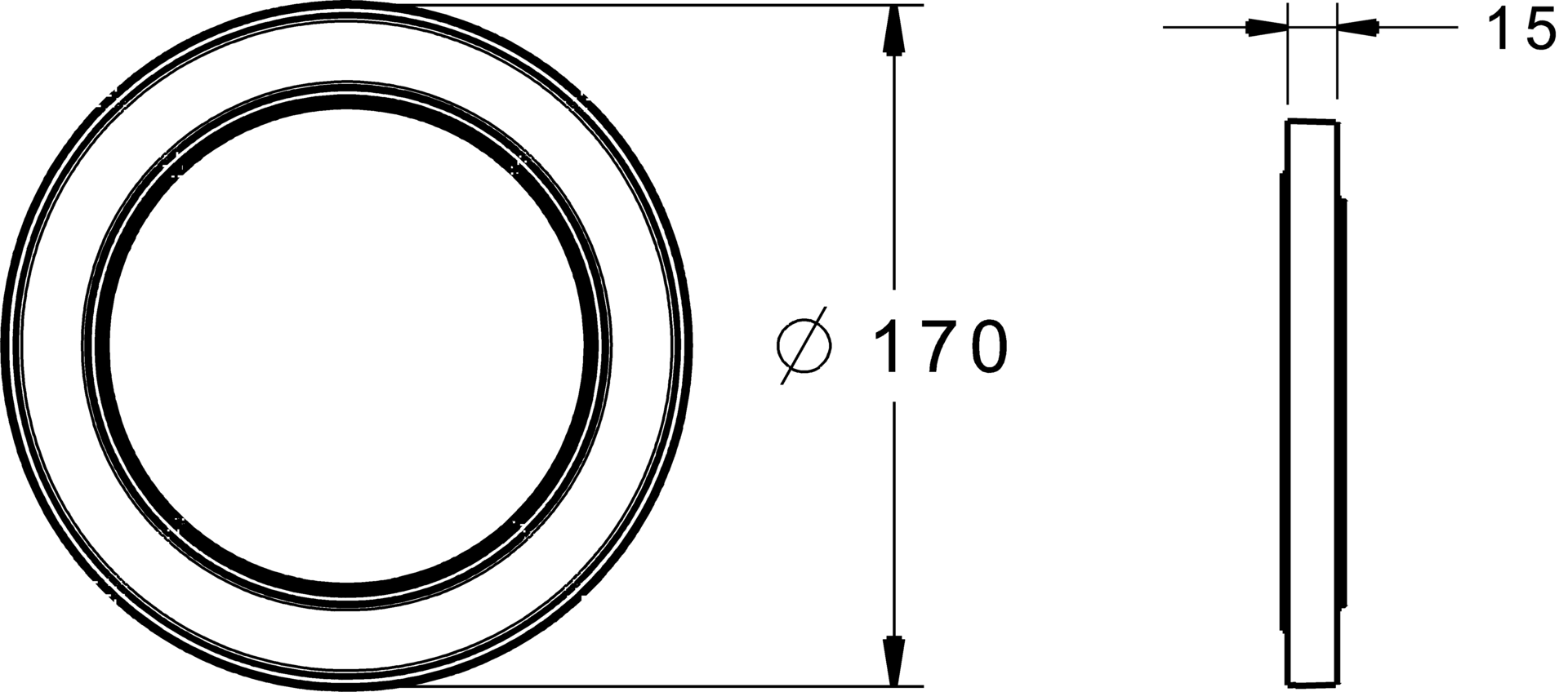 Hansa Verlängerungssatz 15mm, d:170mm 59914191