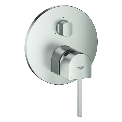 Grohe Einhandbatterie Plus Fertigmontage-Set supersteel für 35600 3-Wege Umstellung 24093DC3