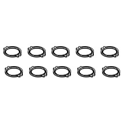 Buderus Dichtung 18 5x24 3 10 Stück für GB172, GBH172, für Hydraulikblock 87167712590