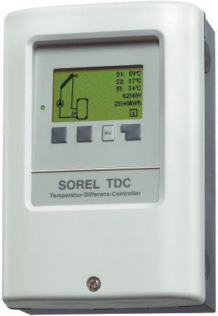 Taconova Solarregler TDC1 inkl. 2 Temperaturfühler Pt1000 296.7012.000