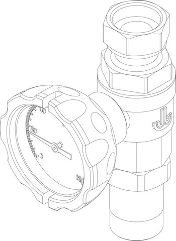 Bosch / Buderus Absperrhahn VL Rückschlagklappe 87186687470