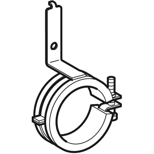 Geberit Duofix Rohrschelle d40 für Waschtisch-Anschlussbogen 241.805.00.1