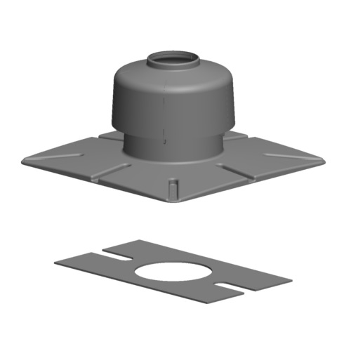 Atec PolyTop Mündungs-Set konzentrisch DN100/150 2438