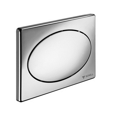 Schell WC-Betätigungsplatte Start-Stopp, chrom ohne Schell Logo 032620699