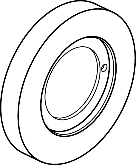 Ideal Standard Rosette für Auslaufseite F961009AA