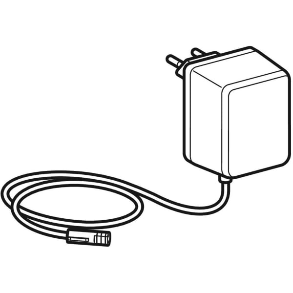 Geberit Steckernetzteil 230V zu Waschtisch-Armatur Typ 85, 86, 185 und 186 241.630.00.1