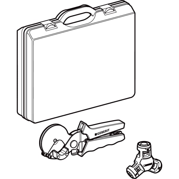 Geberit PushFit Montagewerkzeug in Koffer d16-25 650.910.00.1