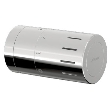 Flamco Design-Thermostatkopf TC-D1 chrom M30 x 1,5 mit Nullstellung F35321