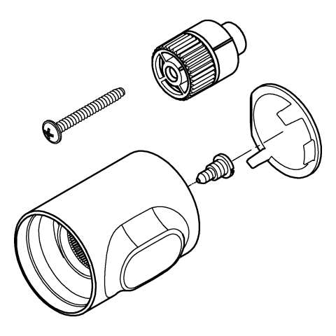 Grohe Temperaturwählgriff für Grohtherm 500 chrom 49178000