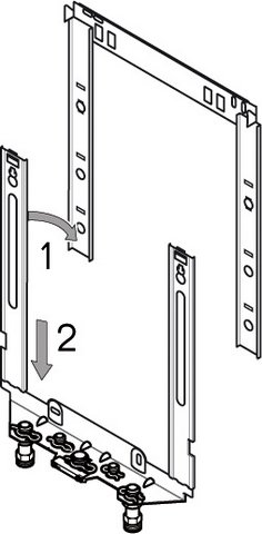 Bosch Montagerahmen für Linea-Single u U104W/WG 7095128