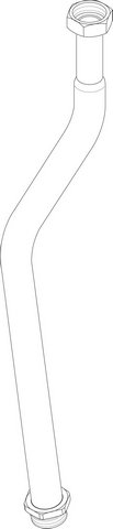 Bosch / Buderus Rohr DN32 35 x 1.5 Vorlauf 8735300127