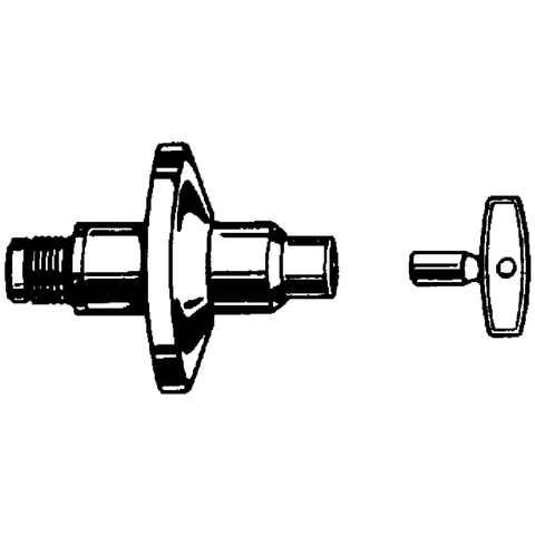 Grohe Oberteil 1/2" für Unterputz-Ventile mit Steckschlüssel chrom 11550000