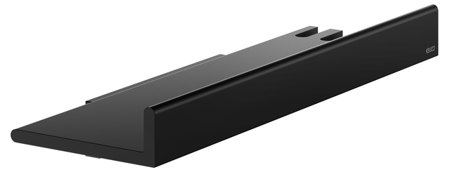 Keuco Duschablage REVA mit integriertem Glasabzieher schwarz 12859370000