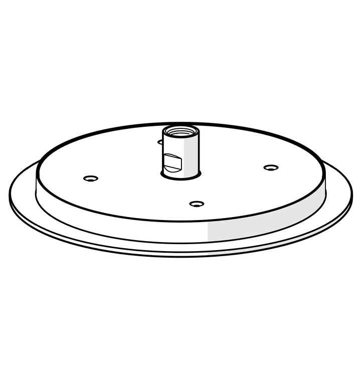 Hansa Kopfbrause d 238mm chrom 59914277