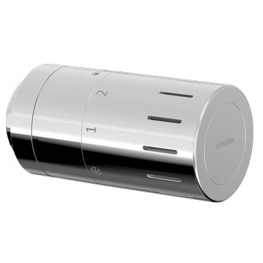 Flamco Design-Thermostatkopf TC-D1 chrom Klemmanschluss mit Nullstellung F35323