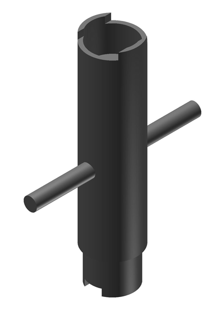 Kermi kv-Einstellschlüssel Metall ZV00350001