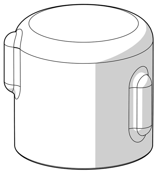 Hansa Absperrgriff chrom 59914395