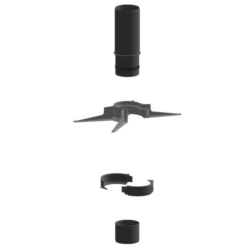 Atec PolyTop Montage-Set DN80 für Rohr flexibel 1327