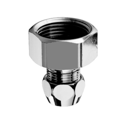 Schell Wasserzähler-Verschraubung Plombiervorrichtung, 3/8" Verschraubung, 3/4IG, chrom 065110699