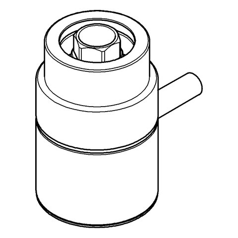 Grohe Umstellung chrom für Rainshower Zubehör/ 48031000