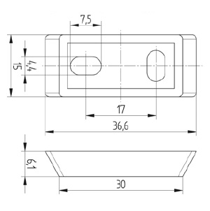 Avenarius Wandbefestiger 1009010000
