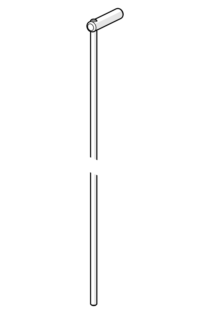 Hansa Zugstange mit Knopf chrom 59913459