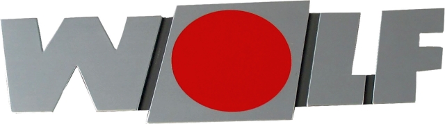 Wolf Firmenschild groß geklebt für BWL-1 1720637