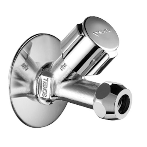 Schell Schrägsitzventil COMFORT kurze Bauform, 1/2", chrom 059010699