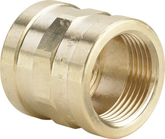 Viega Muffe Rotguss 3270 in Rp3/4 x Rp3/4 verchromt 447779