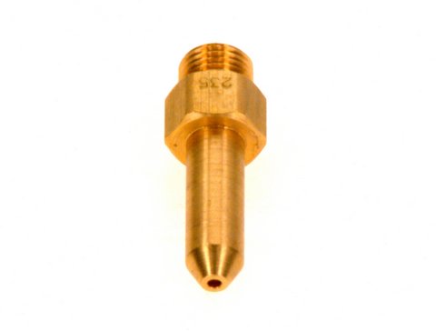 Bosch / Buderus Hauptgasdüse 2,35 Bohrung Sw16 48mm lang 8738804026