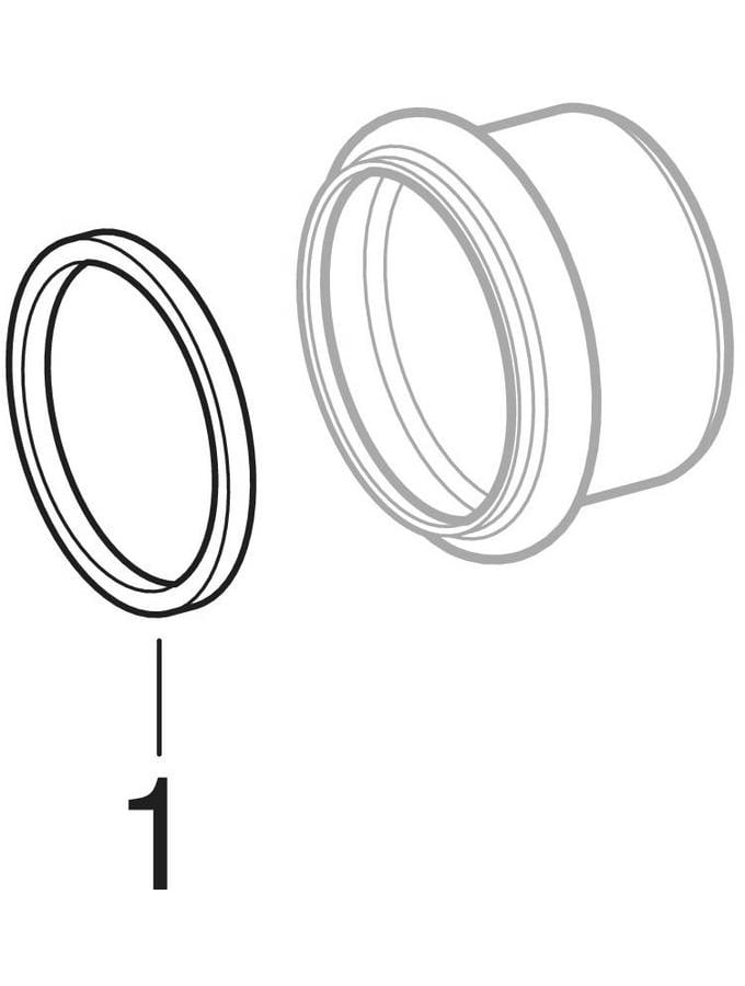 Geberit Löthülse mit O-Ring G1 1/2 40mm 159.623.00.1