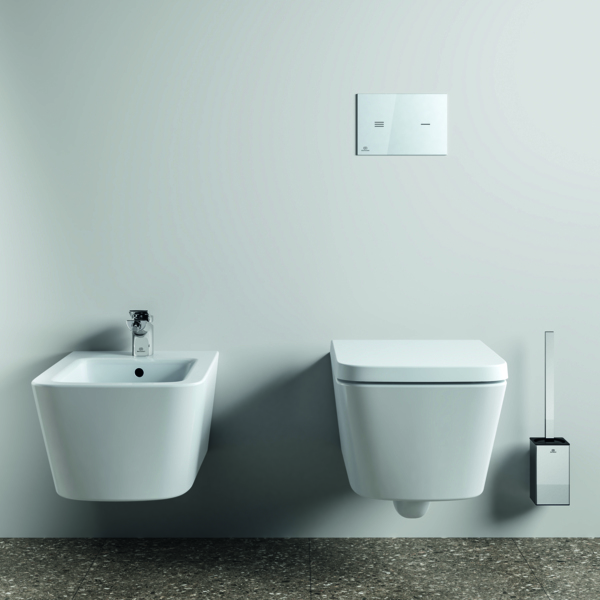 Ideal Standard WC-Bürstengarnitur Conca Cube, eckig, chrom T4494AA
