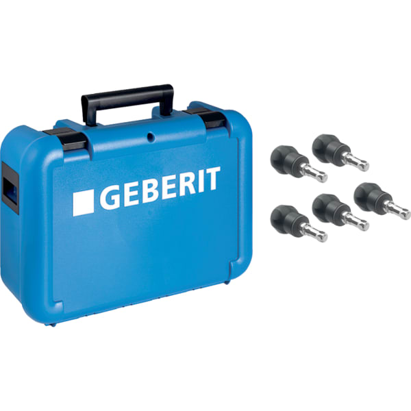 Geberit Koffer für FlowFit Uni. Übergangset auf Fremdfabriakt mit Kalibrierung 655.086.00.1